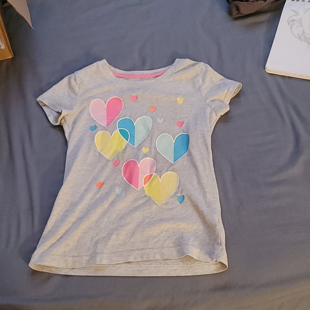 Girls heart shirt